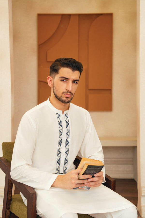 'White' Kurta Pajama