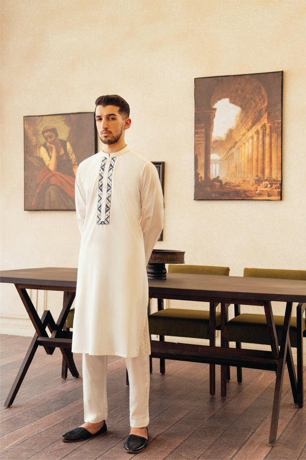 'White' Kurta Pajama