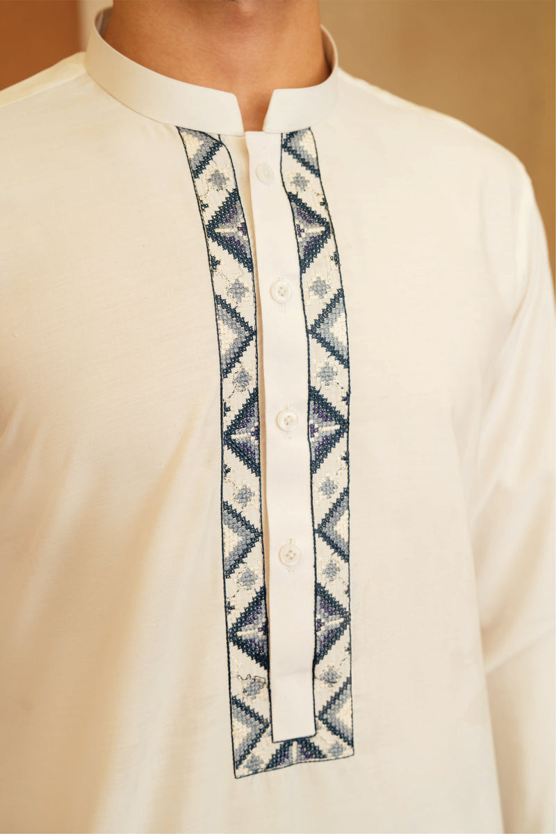 'White' Kurta Pajama