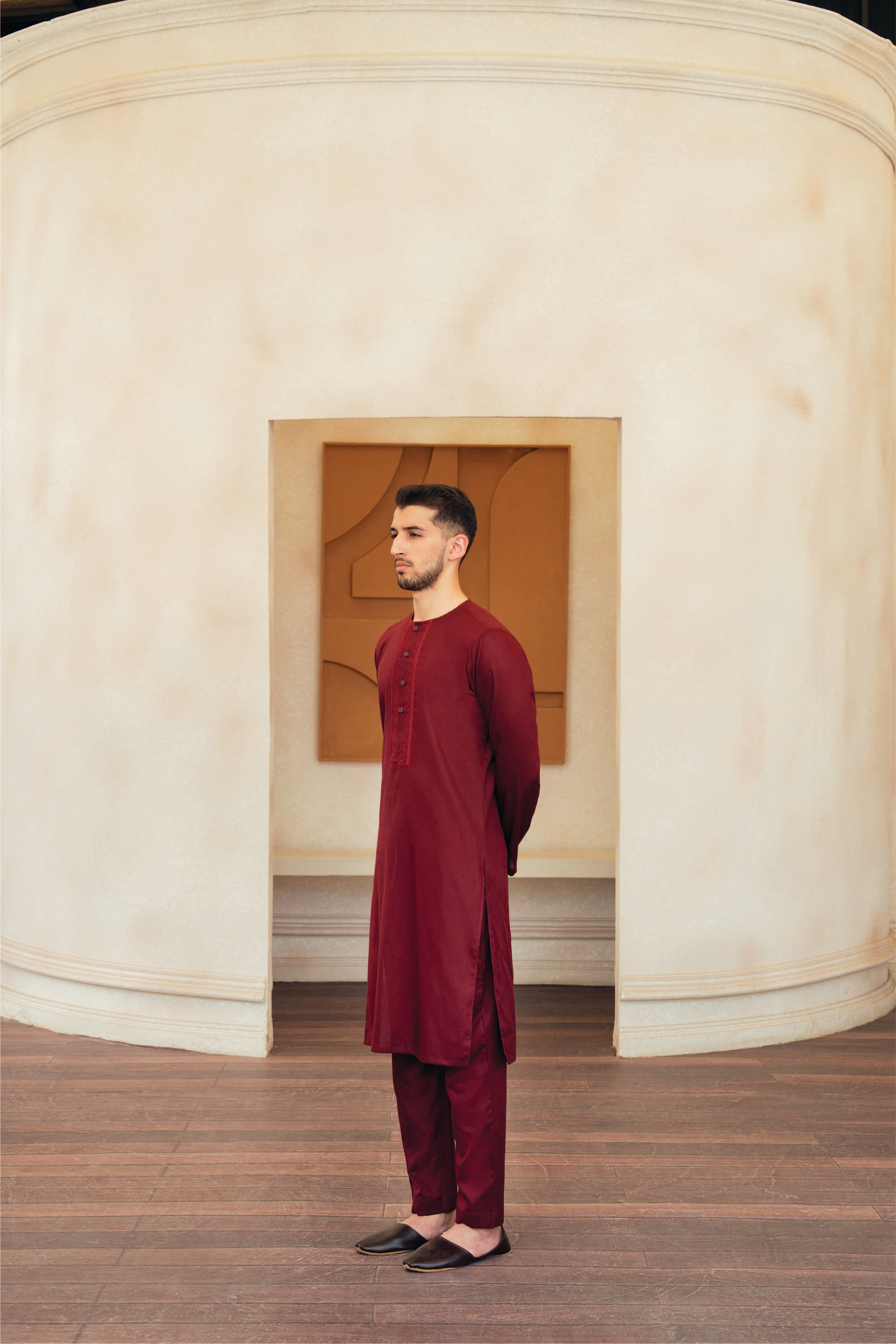 'Maroon' Kurta Pajama