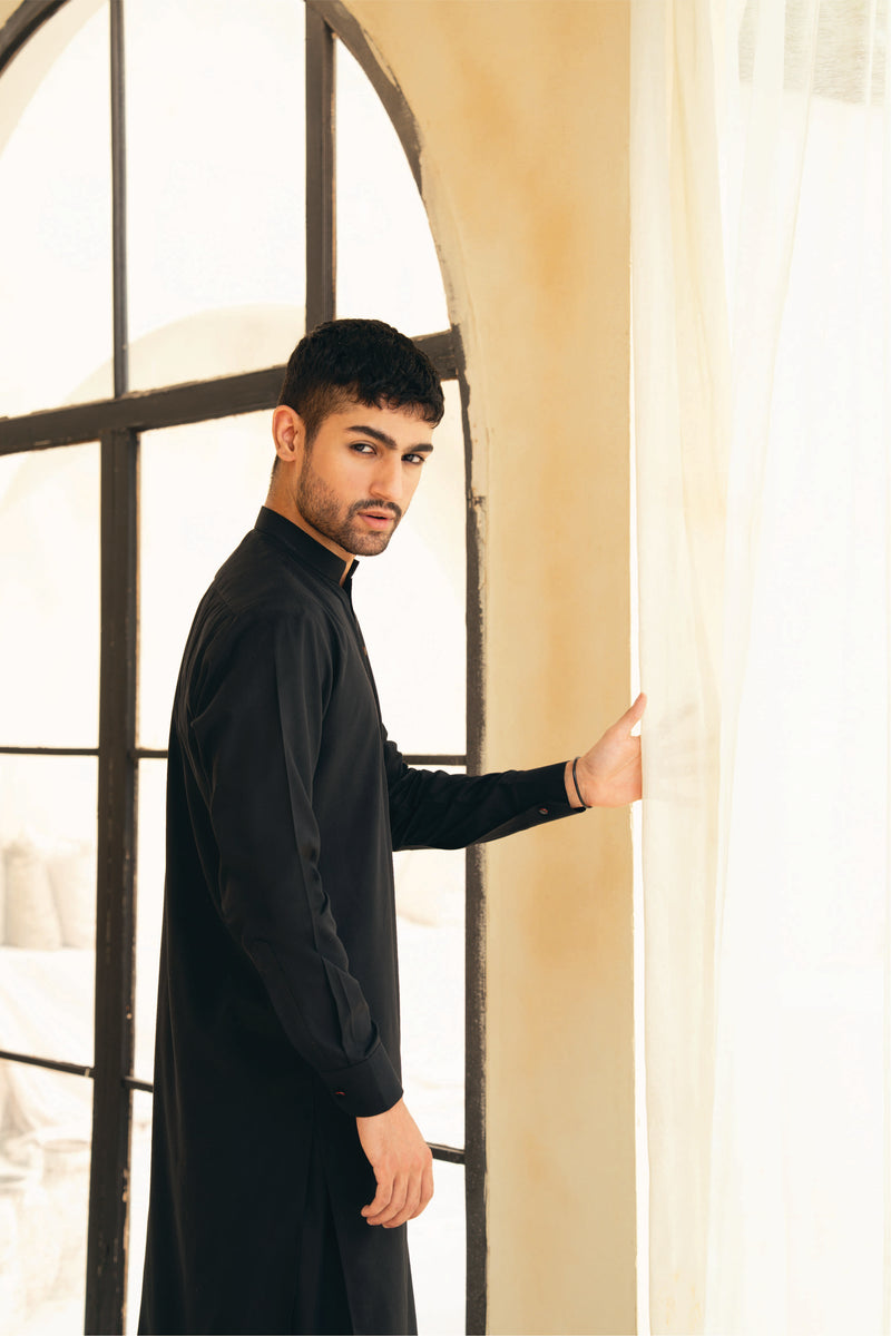 'Classic Black' Shalwaar Kameez
